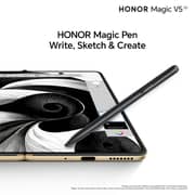 Honor Magic V5 5G 512GB 16GB RAM White Dual Sim Smartphone + Speaker + Watch 4 + Pen + Case