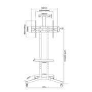 Skill Tech Economy TV Stand Black - DG 60B