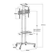 Skill Tech Compact TV Stand Black - SH 605BFS