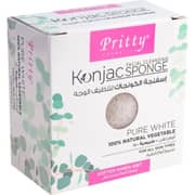 Pritty Facial Cleansing Sponge Pure White