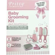Pritty Baby Care Grooming Kit Pink - 8 Pcs