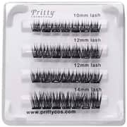 Pritty Double Drama PreGlued Lashes Black
