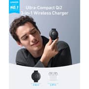 Anker MagGo 3-in-1 Charger Black Stone - A25M8