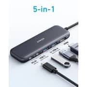 Anker PowerExpand+ 5-in-1 USB-C Hub Black - A8355H11