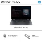 HP OmniBook Ultra Flip 2-in-1 Convertible (2024) Copilot+ PC - 2nd Series / Intel Core Ultra 7-256V / 14inch 3K / 1TB SSD / 16GB RAM / Shared Intel ARC Graphics / Windows 11 Home / Eclipse Grey - [14-FH0013DX]