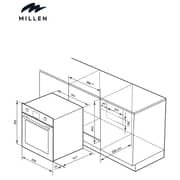 Millen Built-in Gas Oven 60cm Stainless Steel - MGO 602 IX