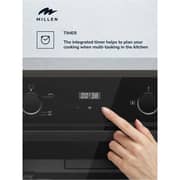 Millen Built-in Gas Oven 60cm Black - MGO 602 BL