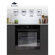 Millen Built-in Gas Oven 60cm Black - MGO 602 BL