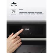 Millen Built-in Gas Oven 90cm Black - MGO 901 BL