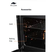 Millen Built-in Gas Oven 90cm Black - MGO 901 BL