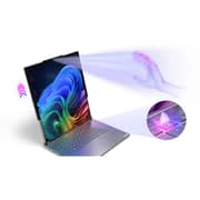 Lenovo ThinkBook Plus G6 Rollable (2025) Copilot+ PC - 2nd Series / Intel Core Ultra 7-258V / 14inch / 1TB SSD / 32GB RAM / Shared Intel Arc 140V Graphics / Windows 11 Pro / English & Arabic Keyboard / Luna Grey / Middle East Version - [21TR000BGR]