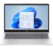 HP OmniBook 3 (2025) AI PC - AMD Ryzen AI 7-350 / 14inch FHD / 1TB SSD / 24GB RAM / Shared AMD Radeon 860M Graphics / Windows 11 Home / English & Arabic Keyboard / Glacier Silver / Middle East Version - [14-HA0001NE]