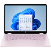HP Omnibook 5 Flip (2025) 2-in-1 Laptop - 1st Series / Intel Core 5-120U / 14inch 2K / 512GB SSD / 16GB RAM / Shared Intel Graphics / Windows 11 Home / English & Arabic Keyboard / Pink / Middle East Version - [14-FP0041NE]