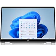 HP OmniBook 5 Flip 2-in-1 Convertible (2025) Laptop - 1st Series / Intel Core 5-120U / 14inch 2K / 1TB SSD / 16GB RAM / Shared Intel Graphics / Windows 11 Home / English & Arabic Keyboard / Glacier Silver / Middle East Version - [14-FP0039NE]