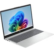 HP OmniBook 3 (2025) Laptop - AMD Ryzen AI 5-340 / 15.6inch FHD / 512GB SSD / 24GB RAM / Shared AMD Radeon 840M Graphics / Windows 11 Home / English & Arabic Keyboard / Glacier Silver / Middle East version - [15-FN0007NE]