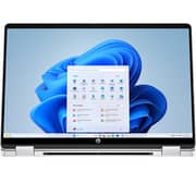 HP OmniBook 5 Flip 2-in-1 Convertible (2025) Laptop - 1st Series / Intel Core 5-120U / 14inch 2K / 512GB SSD / 16GB RAM / IntelGraphics / Windows 11H / English & Arabic Keyboard / Silver / Middle East Version-[14FP0035NE] + A08JSAABriefcase + 2S9L1AAMouse