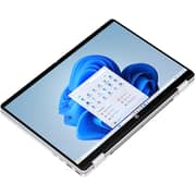 HP OmniBook 5 Flip 2-in-1 Convertible (2025) Laptop - 1st Series / Intel Core 5-120U / 14inch 2K / 512GB SSD / 16GB RAM / IntelGraphics / Windows 11H / English & Arabic Keyboard / Silver / Middle East Version-[14FP0035NE] + A08JSAABriefcase + 2S9L1AAMouse