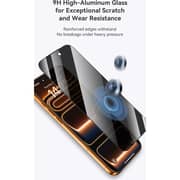 Lanex Tempered Glass Privacy Screen Black iPhone 17 Pro - LF63A