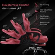 Dowinx Gaming Chair Maroon - LS-6689A