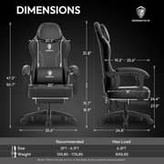 Dowinx Gaming Chair Black - LS-6650