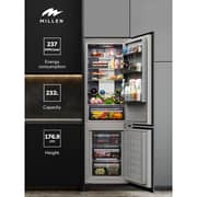 Millen Top Mount Refrigerator 232L Grey - MBIA 177.3ID