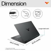 HP Victus Gaming (2023) Laptop - 13th Gen / Intel Core i5-13420H / 15.6inch FHD / 512GB SSD / 16GB RAM / 6GB NVIDIA GeForce RTX 4050 Graphics / Windows 11 Home / English Keyboard / Mica Silver / International Version - [15-FA2723TX]