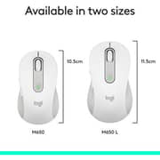 Logitech Signature M650 Wireless Mouse Off-White - 910-006252