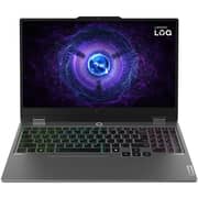 Lenovo LOQ 15IRX9 (2023) Laptop - 13th Gen / Intel Core i7-13650HX / 15.6inch FHD / 512GB SSD / 24GB RAM / 6GB NVIDIA GeForce RTX 4050 / Windows 11 / Englisg & Arabic Keyboard / Luna Grey / International Version - [83DV00RAAX]