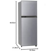 Toshiba Top Mount Refrigerator 230L Rikyu Grey - GRA-33US-X(49)
