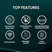 Hisense Side by Side Refrigerator 614L Black - RS9P819GTB