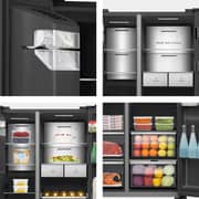 Hisense Side by Side Refrigerator 614L Black - RS9P819GTB