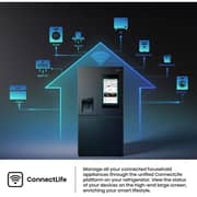 Hisense Side by Side Refrigerator 614L Black - RS9P819GTB