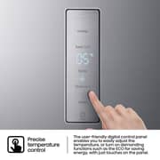 Hisense Upright Fridge 355L Silver - RL3N484NAI