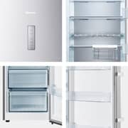 Hisense Upright Fridge 355L Silver - RL3N484NAI