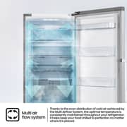 Hisense Upright Fridge 355L Silver - RL3N484NAI