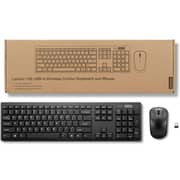 Lenovo 100 Wireless Keyboard And Mouse Combo Black - 4X31N94476