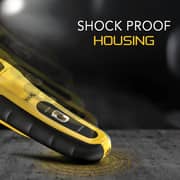 Wahl Clean & Close Electric Shaver with Flex Foil, Waterproof & LED Display - Yellow  Black 2 Years Warranty - 07061-158