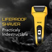 Wahl Clean & Close Electric Shaver with Flex Foil, Waterproof & LED Display - Yellow  Black 2 Years Warranty - 07061-158