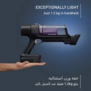 مكنسة كهربائية محمولة تيفال X-PERT 7.60 باللونين الفضي والأسود TY6A35EG