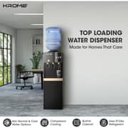 Krome Top Loading Water Dispenser - KR-WTL3TGB
