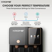 Krome Top Loading Water Dispenser - KR-WTL3TGB