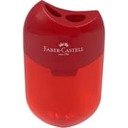 Faber Castell Double Hole Sharpener Red - 183501