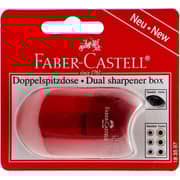Faber Castell Double Hole Sharpener Red - 183501