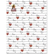 Falcon Flexi 4 Line Notebook Love Heart - OX 52050