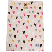 Falcon Oxford Single Line Hearts Notebook - OX 52067