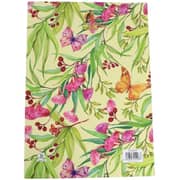 Falcon Oxford Single Line Flower with Butterfly Notebook - OX 52067