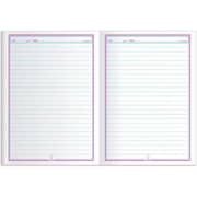 Falcon Orange Single Line Notebook - OXO 3505