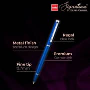 Cello Signature Indulge Blue Ball Pen