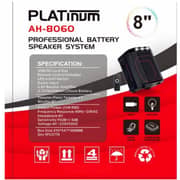 Platinum Trolley Speaker Black - AH8060