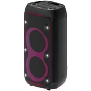 مكبر الصوت بعجلات من بلاتينيوم لون أسود AH-8550